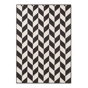 Čierny/krémovobiely vnútorný a vonkajší koberec 120x170 cm Haringey Terrick – Ted Baker vyobraziť