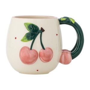 Krémovobiely keramický hrnček 420 ml Berrie – Bloomingville vyobraziť