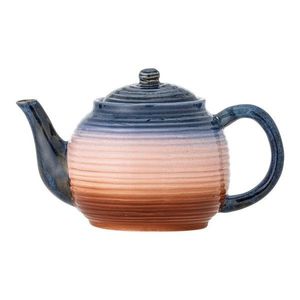 Modrá/oranžová keramická kanvica na čaj so sitkom 890 ml Tatum – Bloomingville vyobraziť