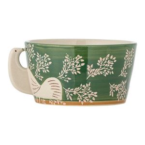 Zelená kameninová polievková miska 460 ml Hezha – Bloomingville vyobraziť