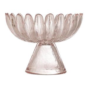 Svetloružová sklenená servírovacia miska 220 ml Nalu – Bloomingville vyobraziť