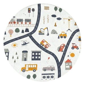 Prateľný detský hrací koberec ø150 cm World Around Me – Mila Home vyobraziť