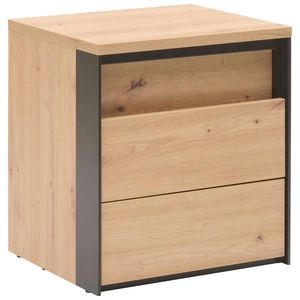 Voleo NOČNÝ STOLÍK čierna, dub artisan vyobraziť