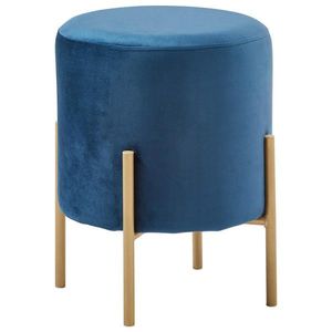 Xora TABURETKA, kov, textil, 35/42/35 cm vyobraziť