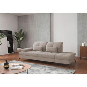 Sit & More LEŇOŠKA, textil, sivobéžová vyobraziť