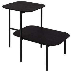 Lomoco KONFERENČNÝ STOLÍK, čierna, drevo, kov, kompozitné drevo, 62, 4/38, 2/52 cm vyobraziť