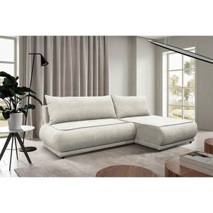 MID.YOU ROHOVÁ SEDAČKA, textil, krémová vyobraziť