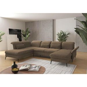 Sit & More SEDACIA SÚPRAVA, textil, svetlohnedá vyobraziť