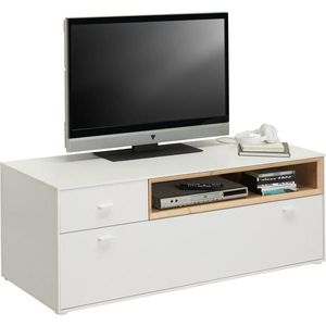 Hom`in SKRINKA POD TV, biela, farba duba, 130/48/50 cm vyobraziť