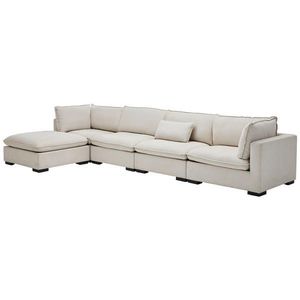 Livetastic ROHOVÁ SEDAČKA, textil, krémová vyobraziť