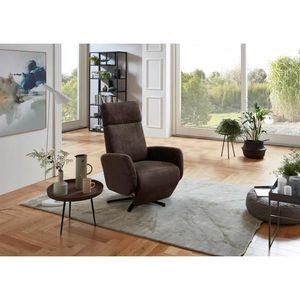 Sit & More RELAXAČNÉ KRESLO, textil, mokka vyobraziť