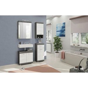 MID.YOU KÚPEĽŇA biela s vysokým leskom vyobraziť