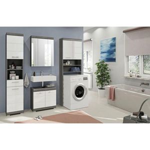 MID.YOU KÚPEĽŇA biela s vysokým leskom vyobraziť