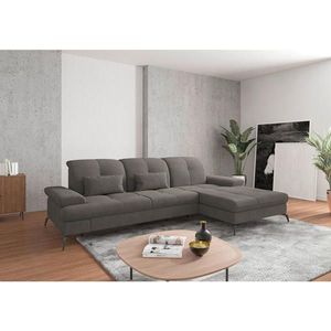 Sit & More ROHOVÁ SEDAČKA, textil, grafitová vyobraziť