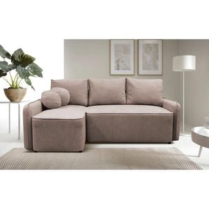 MID.YOU ROHOVÁ SEDAČKA, textil, ružová vyobraziť