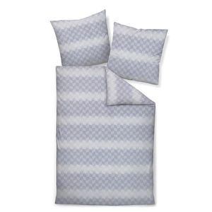 Janine POSTEĽNÁ BIELIZEŇ, makosatén, strieborná, 140/200 cm vyobraziť