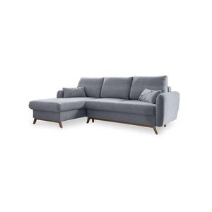 MID.YOU ROHOVÁ SEDAČKA, textil, svetlosivá vyobraziť