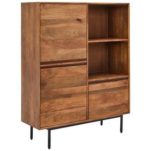 Livetastic KOMODA, mangové drevo, medová, 110/140/40 cm vyobraziť