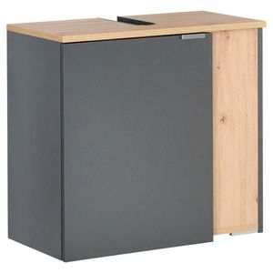 Stylife SKRINKA POD UMÝVADLO, antracitová, dub artisan, 60/56/32 cm vyobraziť