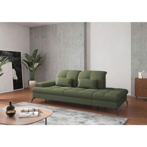 Sit & More LEŇOŠKA, textil, olivovozelená vyobraziť