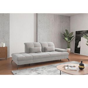 Sit & More LEŇOŠKA, textil, strieborná vyobraziť