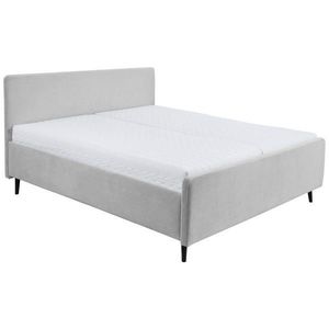 MID.YOU ČALÚNENÁ POSTEĽ, 180/200 cm, svetlosivá vyobraziť