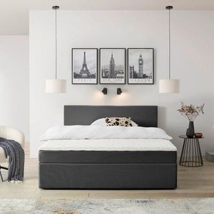 P & B AMERICKÁ POSTEĽ, 180/200 cm, sivá vyobraziť