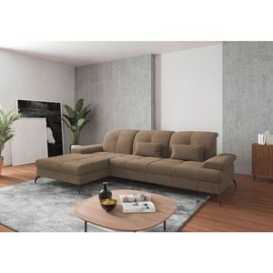 Sit & More ROHOVÁ SEDAČKA, textil, svetlohnedá vyobraziť