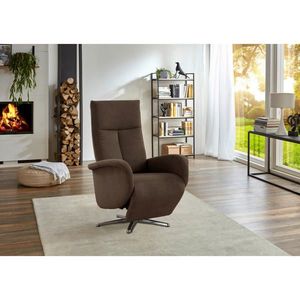 Sit & More RELAXAČNÉ KRESLO, textil, tmavohnedá vyobraziť