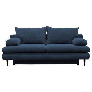 P & B ROZKLADACIA POHOVKA, textil, tmavomodrá vyobraziť