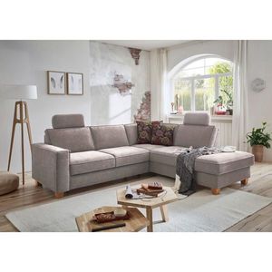 Sit & More ROHOVÁ SEDAČKA, textil, taupe vyobraziť