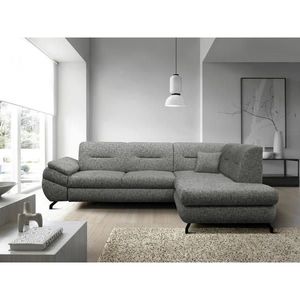 MID.YOU ROHOVÁ SEDAČKA, textil, sivá vyobraziť