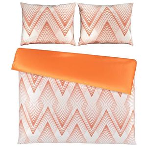 Novel OBOJSTRANNÁ POSTEĽNÁ BIELIZEŇ, satén, terakotová, 200/200 cm vyobraziť