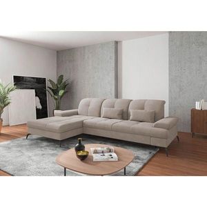 Sit & More ROHOVÁ SEDAČKA, textil, sivobéžová vyobraziť