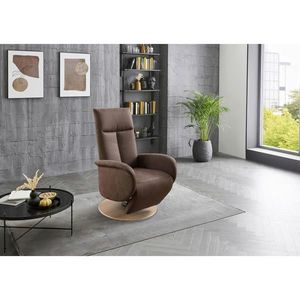 Sit & More RELAXAČNÉ KRESLO, textil, hnedá vyobraziť