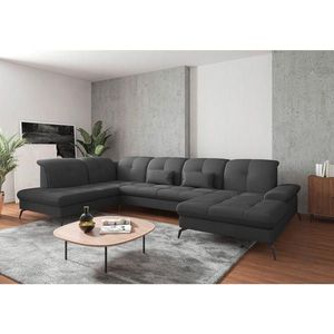 Sit & More SEDACIA SÚPRAVA, textil, tmavosivá vyobraziť