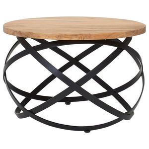 MID.YOU KONFERENČNÝ STOLÍK, čierna, farba akácie, drevo, kov, 60/60/40 cm vyobraziť