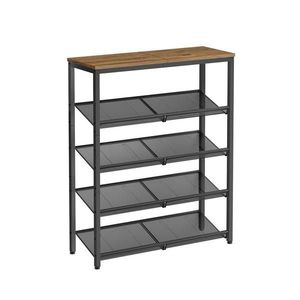 MID.YOU REGÁL NA TOPÁNKY, hnedá, čierna, vyobraziť