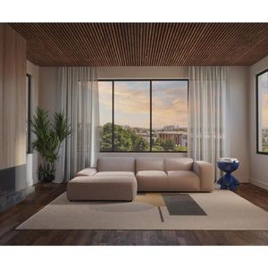 MID.YOU ROHOVÁ SEDAČKA, textil, béžová vyobraziť