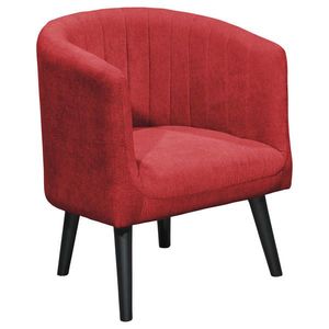 Livetastic KOKTAILOVÉ KRESLO, textil, červená vyobraziť