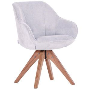 Hom`in STOLIČKA S PODRÚČKAMI, kord, krémová vyobraziť