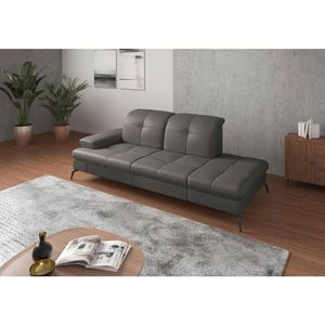 Sit & More LEŇOŠKA, textil, koža, mokka vyobraziť