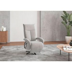 Sit & More KRESLO, textil, strieborná vyobraziť