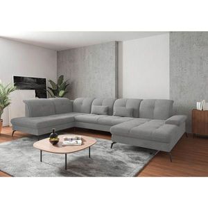 Sit & More SEDACIA SÚPRAVA, textil, svetlosivá vyobraziť