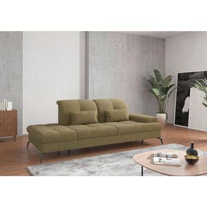 Sit & More LEŇOŠKA, textil, olivovozelená vyobraziť