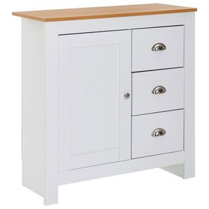 MID.YOU KOMODA, biela, 79/81/35 cm vyobraziť