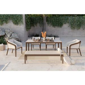 Ambia Garden ZOSTAVA ZÁHRADNÉHO NÁBYTKU kov, textil, kameň vyobraziť