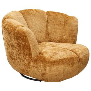 MID.YOU KRESLO, textil, zlatá vyobraziť