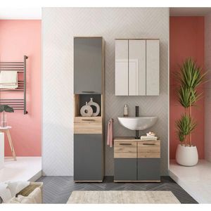 MID.YOU KÚPEĽŇA sivá, farba duba vyobraziť