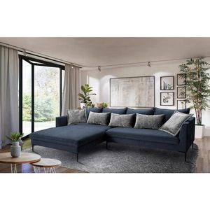 Livetastic ROHOVÁ SEDAČKA, textil, tmavomodrá vyobraziť